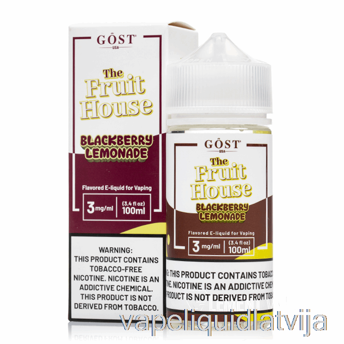 Kazenes Limonāde - Augļu Nams - Gost Vapor - 100ml 6mg Vape šķidrums